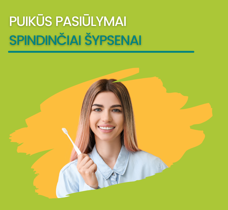 Burnos priežiūros priemonės draugiškomis kainomis