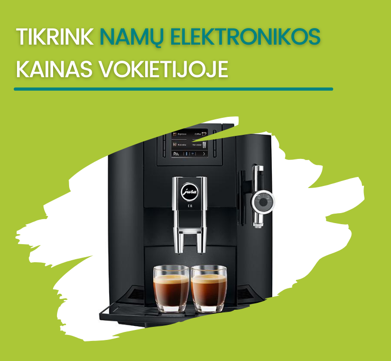 Pirk elektroniką namams Vokietijos el. parduotuvėse daug pigiau!